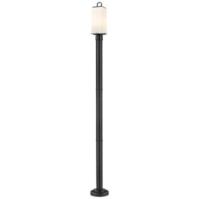 Z-lite Sana 94" High Outdoor Post Light With Flat Base Pole