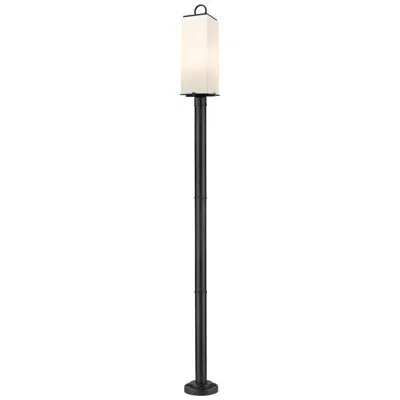 Z-lite Sana By  Black 100.25 Inch 3 Light Outdoor Post Mounted Fixture