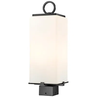 Z-lite Sana By  Black 20 Inch 2 Light Outdoor Post Mount Fixture