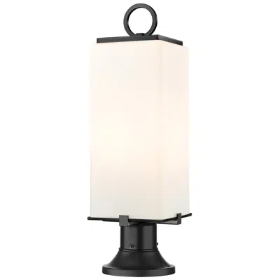 Z-lite Sana By  Black 22.25 Inch 2 Light Outdoor Pier Mounted Fixture