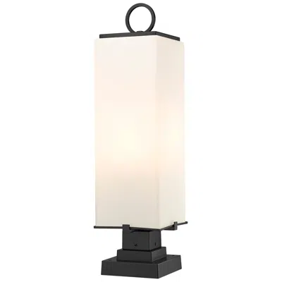 Z-lite Sana By  Black 28.25 Inch 3 Light Outdoor Pier Mounted Fixture