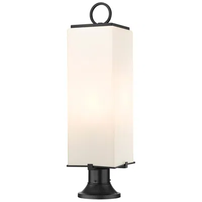 Z-lite Sana By  Black 28.5 Inch 3 Light Outdoor Pier Mounted Fixture