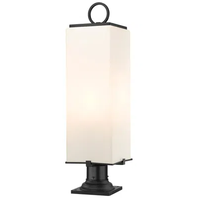 Z-lite Sana By  Black 28.5 Inch 3 Light Outdoor Pier Mounted Fixture