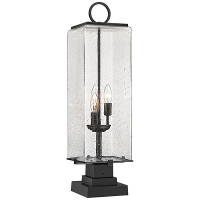 Z-lite Sana By  Black 28.75 Inch 3 Light Outdoor Pier Mounted Fixture