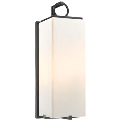 Z-lite Sana By  Black 8 Inch 3 Light Outdoor Wall Sconce