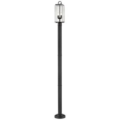 Z-lite Sana By  Black 94 Inch 2 Light Outdoor Post Mounted Fixture