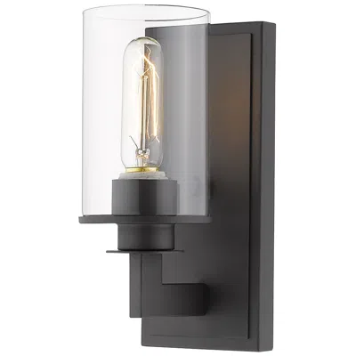 Z-lite Savannah By  Bronze 4.5 Inch 1 Light Wall Sconce