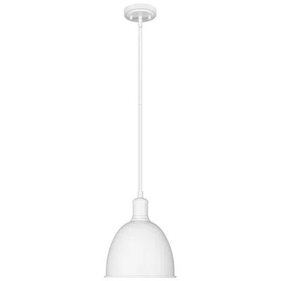 Z-lite Sawyer By  Satin White 8.25 Inch 1 Light Pendant