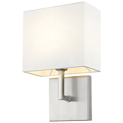 Z-lite Saxon 11 1/4" High Brushed Nickel Wall Sconce
