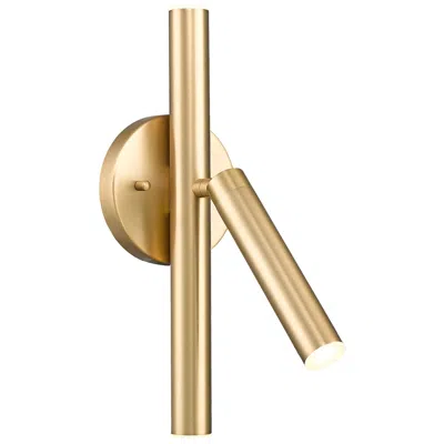 Z-lite Saxon By  Modern Gold 4 Inch 3 Lightwall Sconce
