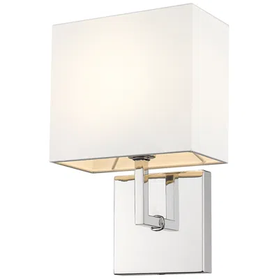 Z-lite Saxon By  Polished Nickel 7 Inch 1 Light Wall Sconce