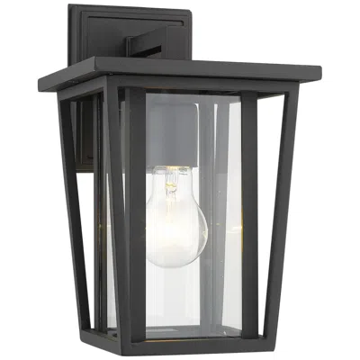 Z-lite Seoul 11 1/2" High Black Outdoor Wall Light