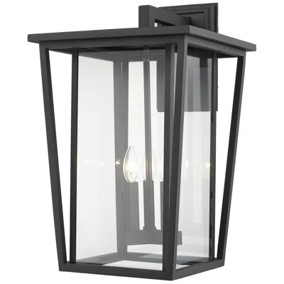 Z-lite Seoul 22 3/4" High Black Outdoor Wall Light