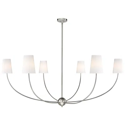 Z-lite Shannon By  Brushed Nickel 6 Light Chandelier