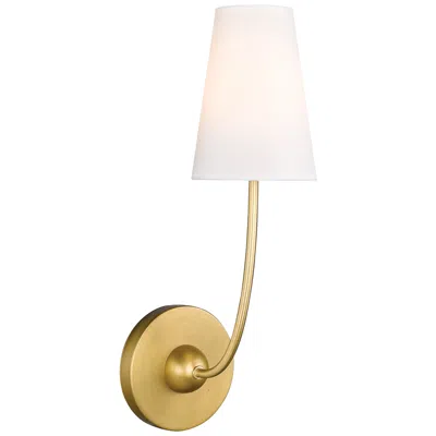 Z-lite Shannon By  Rubbed Brass 1 Light Wall Sconce