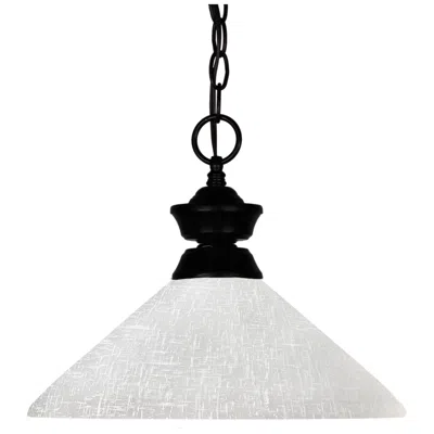 Z-lite Shark By  Matte Black 1 Light Pendant