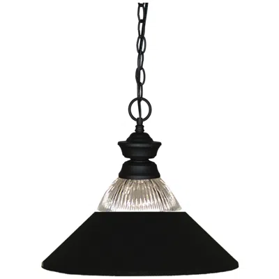 Z-lite Shark By  Matte Black 1 Light Pendant