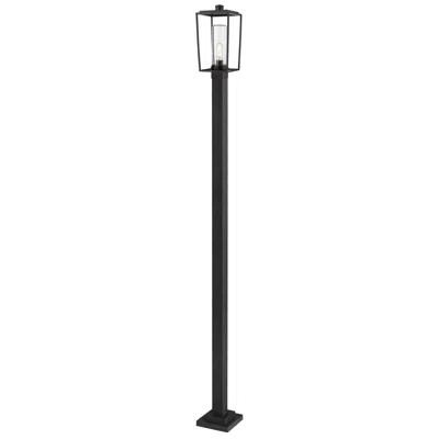 Z-lite Sheridan By  Black 111.25 Inch 1 Light Outdoor Post Mounted Fixture
