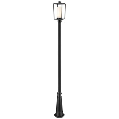 Z-lite Sheridan By  Black 111.5 Inch 1 Light Outdoor Post Mounted Fixture