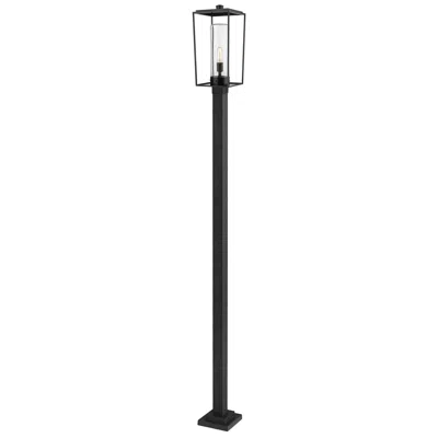 Z-lite Sheridan By  Black 116.25 Inch 1 Light Outdoor Post Mounted Fixture