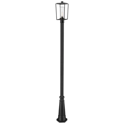 Z-lite Sheridan By  Black 17.5 Inch 1 Light Outdoor Post Mounted Fixture