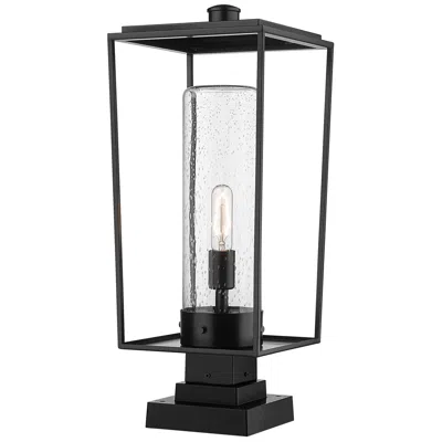 Z-lite Sheridan By  Black 24.75 Inch 1 Light Outdoor Pier Mounted Fixture