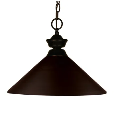 Z-lite Shooter By  Bronze 1 Light Pendant