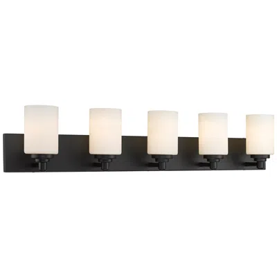 Z-lite Soledad By  Matte Black 38.75 Inch 5 Light Vanity