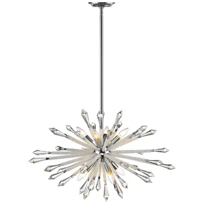 Z-lite Soleia By  Chrome 31.5 Inch 8 Light Chandelier