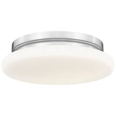 Z-lite Soleil  By  1 Light Flush Mount In White