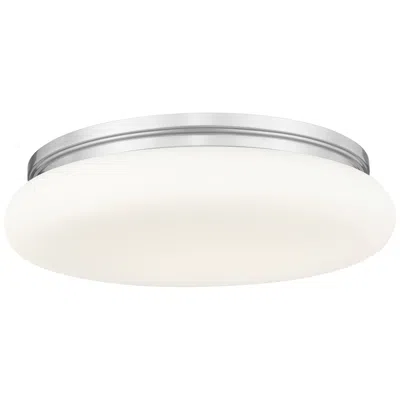 Z-lite Soleil  By  1 Light Flush Mount In White