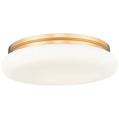 Z-lite Soleil  By  1 Light Flush Mount In White