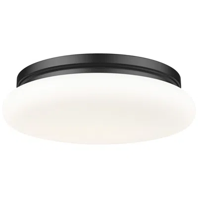 Z-lite Soleil  By  1 Light Flush Mount In White