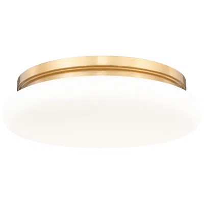 Z-lite Soleil  By  1 Light Flush Mount In White