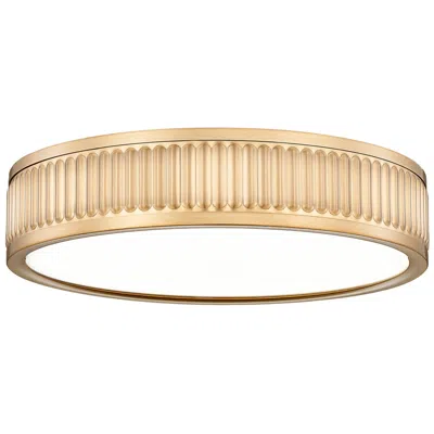 Z-lite Stari 12 3/4" Wide Modern Gold Led Ceiling Light