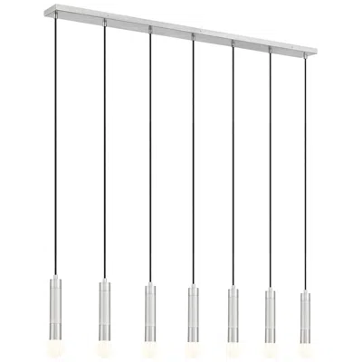 Z-lite Stari By  Brushed Nickel 7 Light Linear Chandelier