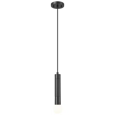 Z-lite Stari By  Matte Black 1 Light Pendant