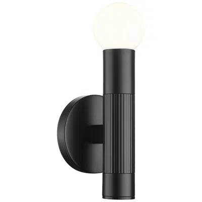 Z-lite Stari By  Matte Black 1 Light Wall Sconce
