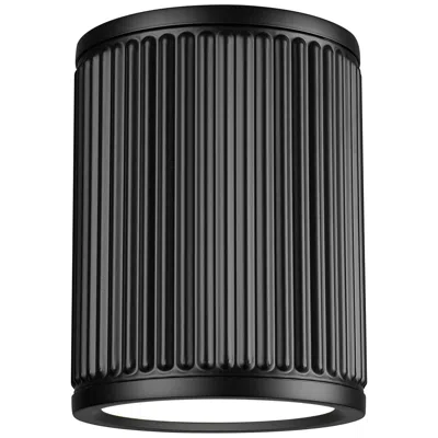 Z-lite Stari By  Matte Black 6.25 Inch 1 Light Flush Mount