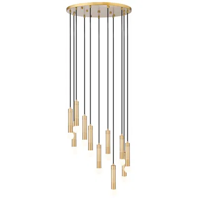 Z-lite Stari By  Modern Gold 11 Light Chandelier