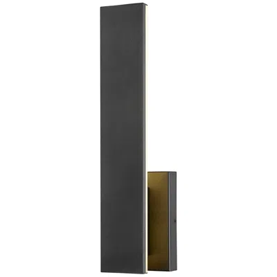 Z-lite Stylet 18" High Sand Black Led Outdoor Wall Light
