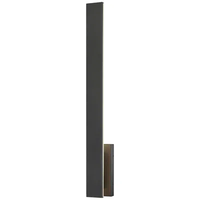 Z-lite Stylet 36"h Black Bottom Backplate Led Outdoor Wall Light
