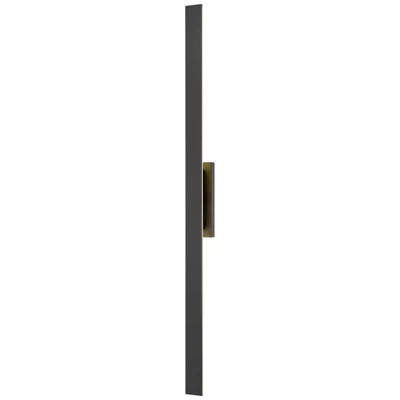 Z-lite Stylet 72" High Sand Black Led Outdoor Wall Light