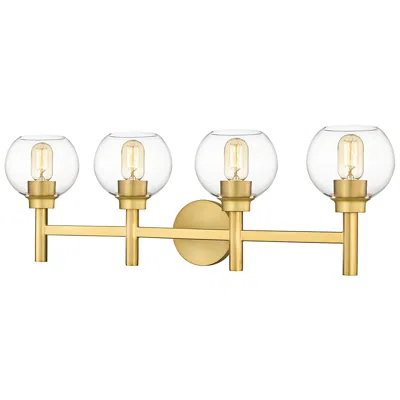 Z-lite Sutton 31 1/2" Wide Brushed Gold 4-light Bath Light