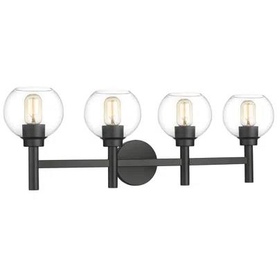 Z-lite Sutton By  Matte Black 31.5 Inch 4 Light Vanity