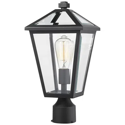 Z-lite Talbot 16 1/2" High Black Outdoor Post Light