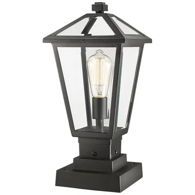 Z-lite Talbot 17 1/2" High Black Outdoor Pier Light