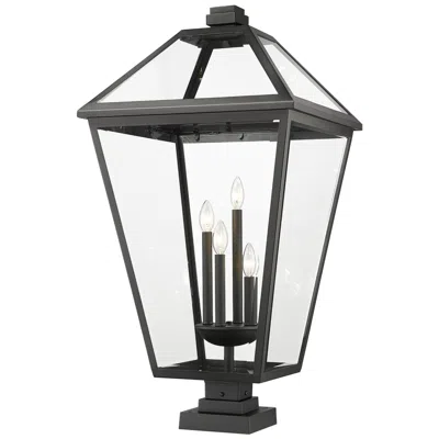 Z-lite Talbot 36 3/4" High Black Outdoor Pier Light