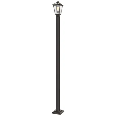 Z-lite Talbot By  Oil Rubbed Bronze 110 Inch 1 Light Post Mounted Fixture