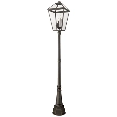 Z-lite Talbot By  Oil Rubbed Bronze 116.75 Inch 4 Light Post Mounted Fixture